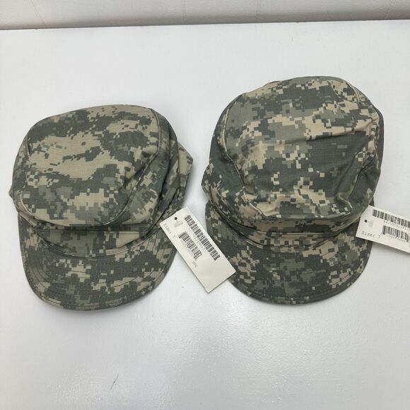 Sekri Industries Military Patrol Cap Hat Camo Size 7 Camouflage Lot of 2 NWT - Picture 7 of 10